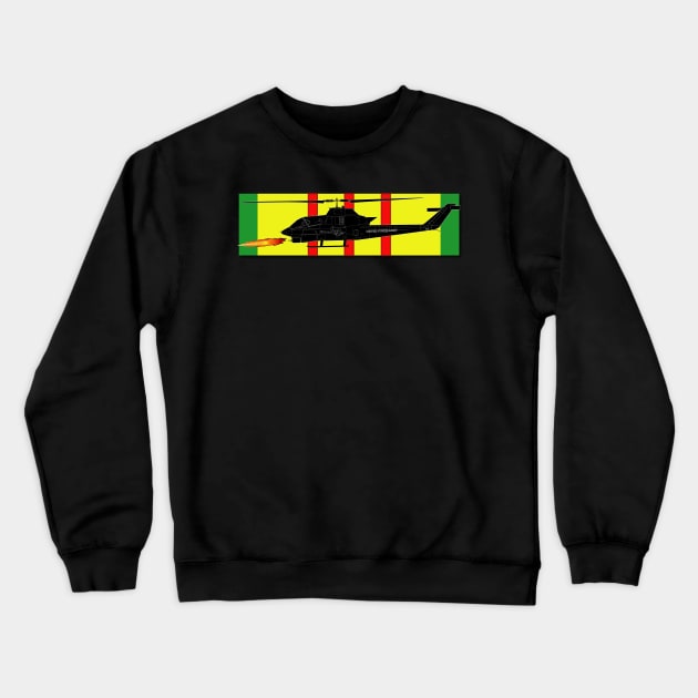 Vietnam - VCM - AH-1 Cobra Crewneck Sweatshirt by twix123844